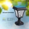LED Ηλιακό Φαναράκι Δαπέδου 2W V-TAC IP65 Μαύρο Σώμα CCT – 2890