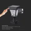 LED Ηλιακό Φαναράκι Δαπέδου 2W V-TAC IP65 Μαύρο Σώμα CCT – 2890