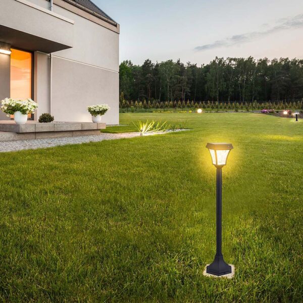 LED Ηλιακό Φωτιστικό Κήπου Δαπέδου 2W V-TAC IP65 με Μαύρο Σώμα CCT – 2891