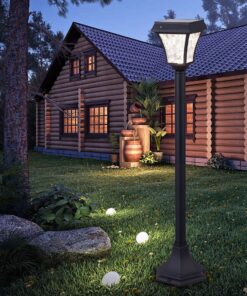 LED Ηλιακό Φωτιστικό Κήπου Δαπέδου 2W V-TAC IP65 με Μαύρο Σώμα CCT – 2891