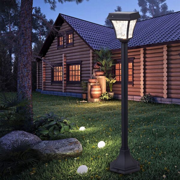 LED Ηλιακό Φωτιστικό Κήπου Δαπέδου 2W V-TAC IP65 με Μαύρο Σώμα CCT – 2891