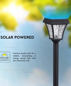 LED Ηλιακό Φωτιστικό Κήπου Δαπέδου 2W V-TAC IP65 με Μαύρο Σώμα CCT – 2891