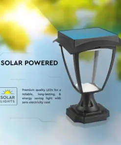 LED Ηλιακό Φαναράκι Δαπέδου 2W V-TAC IP65 Μαύρο Σώμα 3000K+6000K – 2893