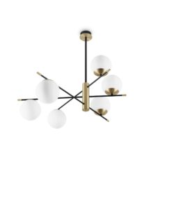IDEAL LUX Φωτιστικό Οροφής GOURMET 6xE14 Λευκού Χρώματος – 289496