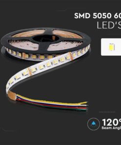 Tαινία LED SMD5050 DC:24V 24W/m IP20 RGB+CCT V-TAC – 2895