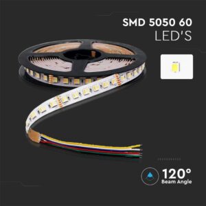 Tαινία LED SMD5050 DC:24V 24W/m IP20 RGB+CCT V-TAC – 2895
