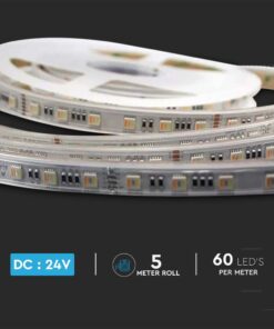 Tαινία LED SMD5050 DC:24V 24W/m IP65 RGB+CCT V-TAC – 2896