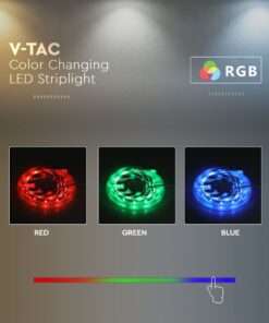 Tαινία LED SMD5050 DC:24V 24W/m IP65 RGB+CCT V-TAC – 2896