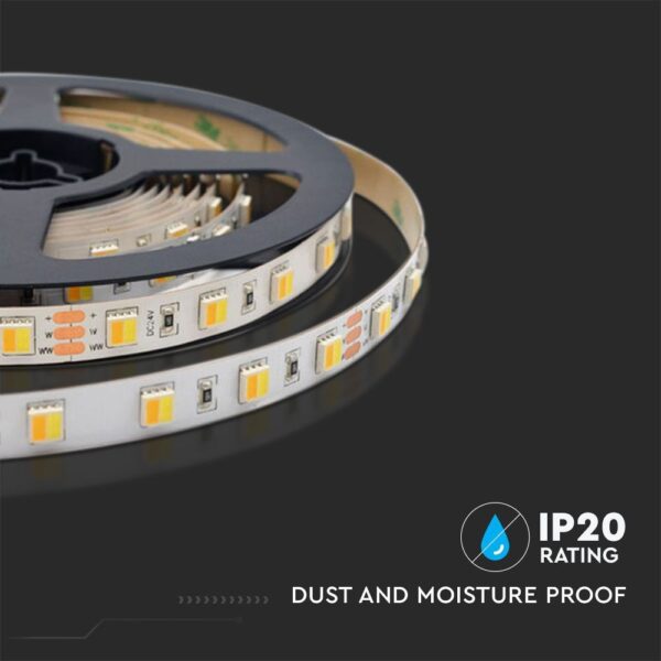 LED Ταινία 14W Dimmable 24V 1550lm/m CCT 2700-6500K 5 Μέτρα – 2897
