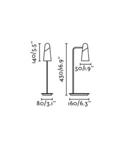 Faro Barcelona LAO Επιτραπέζιο Φωτιστικό Μαύρου Χρώματος LED 4W 3000K – 29047