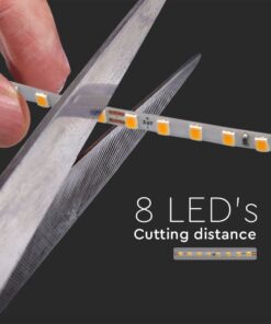 LED Ταινία 9W 24V V-TAC 1150lm/m Super Slim Θερμό 3000K 5 Μέτρα – 2906