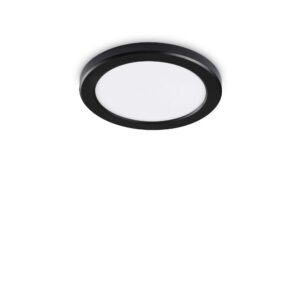 IDEAL LUX Φωτιστικό Οροφής AURA LED 20W 3000K Μαύρου Χρώματος – 290775