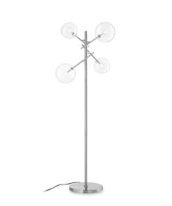 IDEAL LUX Φωτιστικό Δαπέδου EQUINOXE 4xG4 Χρωμίου – 290959