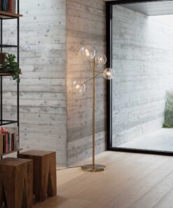 IDEAL LUX Φωτιστικό Δαπέδου EQUINOXE 4xG4 Χρωμίου – 290959
