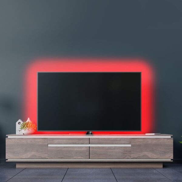 Wi-Fi  Σετ Ταινίας LED IP65 Πολύχρωμη RGB+WW+CW 15W V-TAC Συμβατή με Alexa & Google Home – 2910