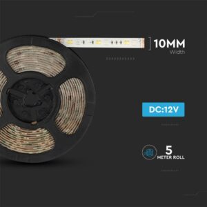Wi-Fi  Σετ Ταινίας LED IP65 Πολύχρωμη RGB+WW+CW 15W V-TAC Συμβατή με Alexa & Google Home – 2910