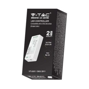 Dimmer RF για Μονόχρωμες LED Ταινίες 144W 12V/ 288W 24V V-TAC – 2911