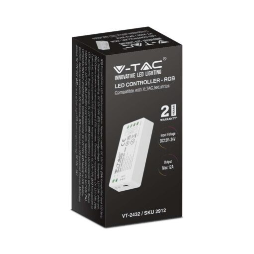 Dimmer RF για RGB Πολύχρωμες LED Ταινίες 144W 12V/ 288W 24V V-TAC – 2912