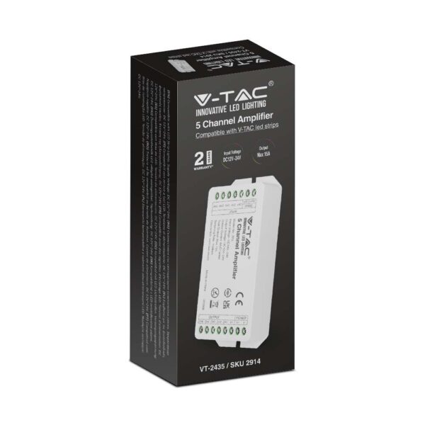 Amplifier 5 καναλιών  12V/24V V-TAC- 2914