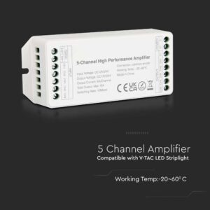 Amplifier 5 καναλιών  12V/24V V-TAC- 2914