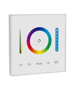 Ασύρματο RF Επιτοίχιο Controller Dimmer Αφής 12V 120W /24V 240W για LED Ταινίες RGB/RGBW/RGB+CCT V-TAC – 2915