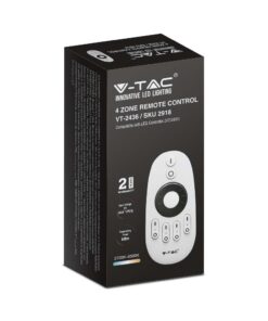 RF Χειριστήριο 4 ζωνών για Μονόχρωμες Ταινίες LED V-TAC – 2918