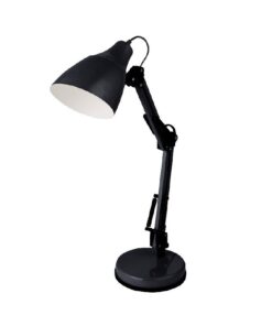 Φωτιστικό Γραφείου E27 Μεταλλικό-Πλαστικό Μαύρο ACA DECOR – 2918BK