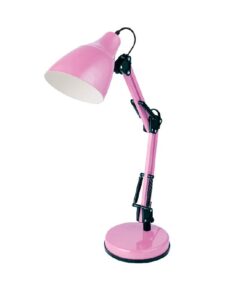 Φωτιστικό Γραφείου E27 Μεταλλικό-Πλαστικό Ροζ ACA DECOR – 2918PK