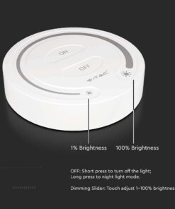 Ασύρματο RF Επιτοίχιο controller Αφής 12V/24V για Μονόχρωμες LED Ταινίες V-TAC – 2919