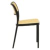 Καρέκλα Westley pakoworld pp φυσικό-μαύρο 55x47x81εκ 292-000002