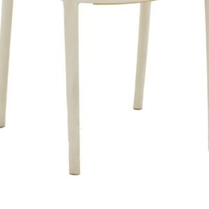 Πολυθρόνα Westley pakoworld pp φυσικό-λευκό 58x47x81εκ 292-000003