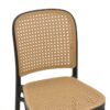 Καρέκλα Nereus pakoworld pp φυσικό-μαύρο 45x43x84εκ 292-000006