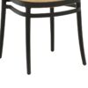 Καρέκλα Nereus pakoworld pp φυσικό-μαύρο 45x43x84εκ 292-000006