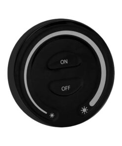 Ασύρματο RF Επιτοίχιο controller Αφής 12V/24V για Μονόχρωμες LED Ταινίες Μαύρο V-TAC – 2920