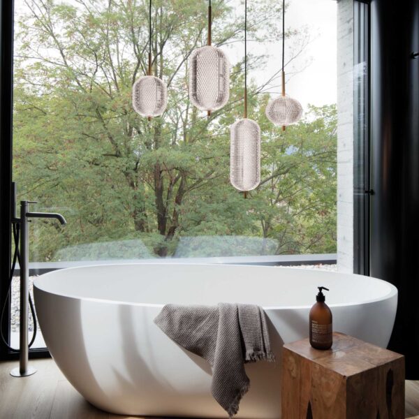 IDEAL LUX Κρεμαστό Φωτιστικό DECOR LED 7W 3000K Διάφανου Χρώματος – 292076