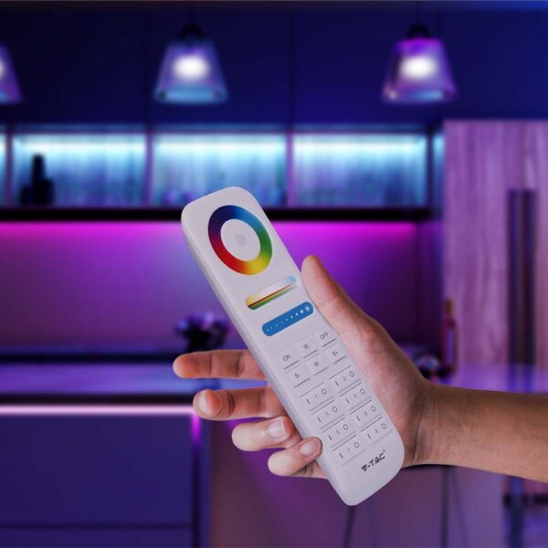 RF Χειριστήριο Αφής  RGB+CCT 8 ζωνών V-TAC – 2921
