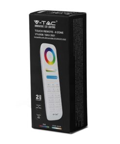 RF Χειριστήριο Αφής RGB+CCT 8 ζωνών V-TAC – 2921