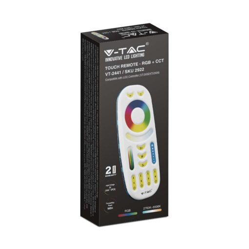RF Χειριστήριο Αφής RGB + CCT V-TAC – 2922