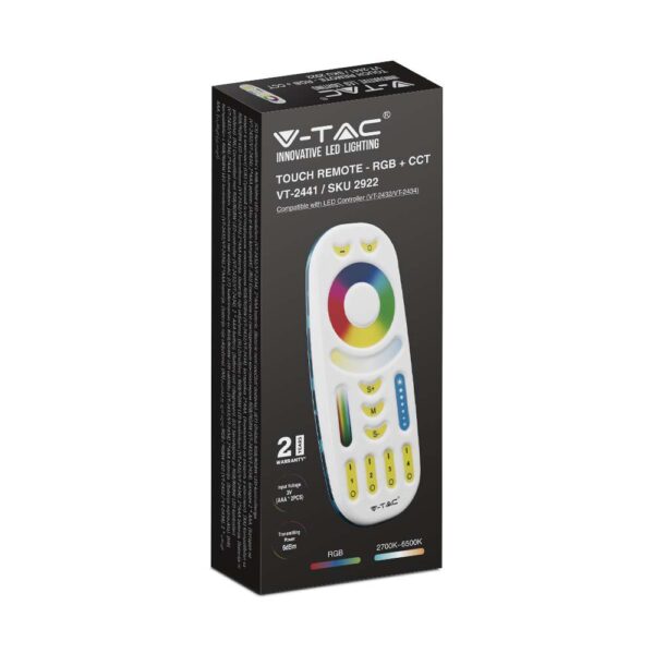 RF Χειριστήριο Αφής RGB + CCT V-TAC – 2922