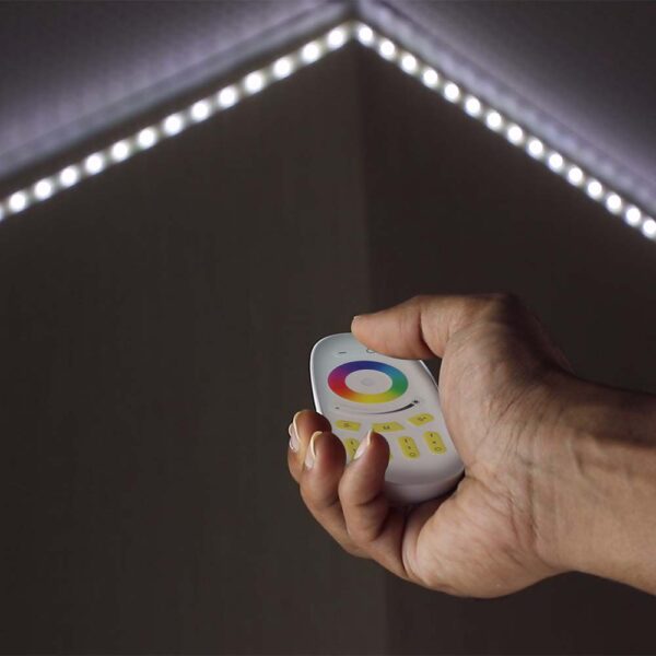 RF Χειριστήριο Αφής 4 ζωνών RGB+W Λευκό V-TAC – 2923
