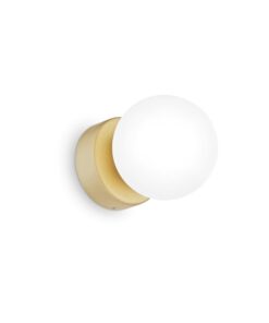 IDEAL LUX Επιτοίχιο Φωτιστικό PERLAGE 1xG9 Χρυσού Χρώματος – 292410