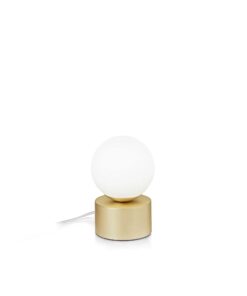 IDEAL LUX Επιτραπέζιο Φωτιστικό PERLAGE 1xG9 Χρυσού Χρώματος – 292458