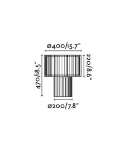 Faro Barcelona LINDA Επιτραπέζιο Φωτιστικό Μαύρου Χρώματος E27 – 29311