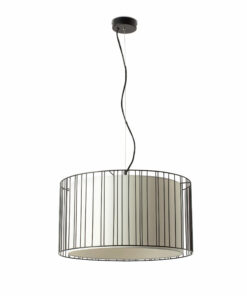 Κρεμαστό Φωτιστικό LINDA ΜΑΥΡΟ 1xE27 FARO – 29313