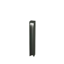 IDEAL LUX Κολωνάκι Κήπου KURT LED 11W 4000K IP54 Μαύρου Χρώματος – 293172