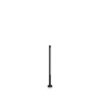 IDEAL LUX Φωτιστικό Δαπέδου Κήπου 0,8m JEDI LED 12W 3000K IP65 Μαύρου Χρώματος – 293189