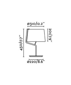 Faro Barcelona BERNI Επιτραπέζιο Φωτιστικό Λευκού Χρώματος E27 – 29332