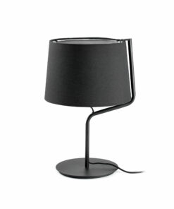 Faro Barcelona BERNI Επιτραπέζιο Φωτιστικό Μαύρου Χρώματος E27 – 29333