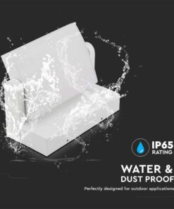 LED Επιτοίχιο Φωτιστικό Εξωτερικού Χώρου Περιστρεφόμενο Λευκό 17W IP65 Θερμό 3000K V-TAC – 2934