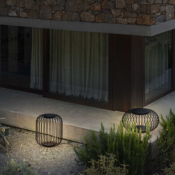 IDEAL LUX Φωτιστικό Κήπου DJAMBE LED 18W 3000K IP44 Μαύρου Χρώματος – 293424